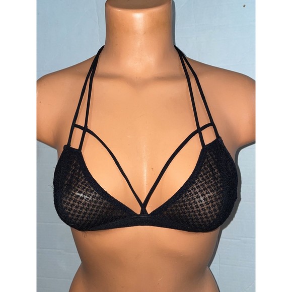 Urban Outfitters Other - Black urban outfitters Out from under No wire crop triangle Bralette bra Top SM